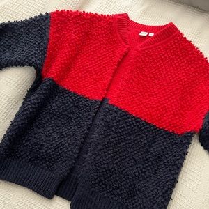 GAP Color Block Cardigan